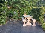 Houten Picknicktafel met Banken - 4-6 Persoons, Ophalen, Gebruikt, Rechthoekig, Hout
