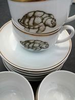 4 Tirschenreuth kopjes met 4 schotels. Moederdagtip, Antiek en Kunst, Antiek | Servies los, Ophalen of Verzenden