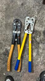 Nicopress tang + kabelschoenpers tang te koop, Doe-het-zelf en Verbouw, Gereedschap | Handgereedschap, Ophalen, Gebruikt