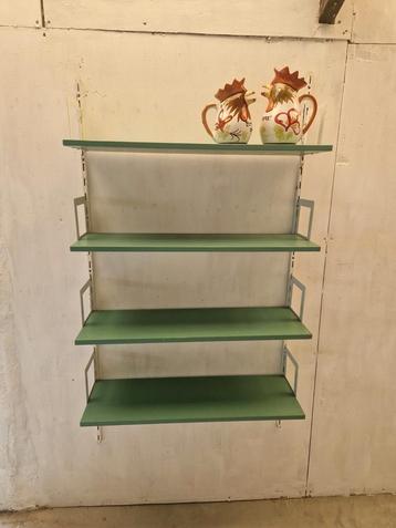 Vintage boeken wandrek design modulair beschikbaar voor biedingen