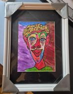 Acryl Schilderijen - Portret, Antiek en Kunst, Ophalen of Verzenden