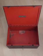 Grote Beaumont geldkist, begin 40er jaren, Ophalen of Verzenden, Gebruikt, Metaal of Blik, Overige thema's