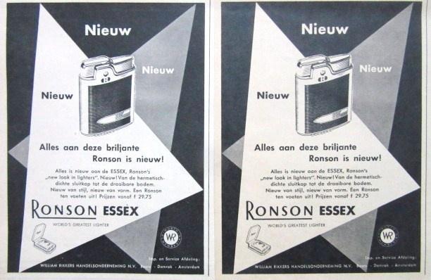 22 vintage reclames aanstekers 39-72 Rowenta Cricket Colibri, Verzamelen, Rookartikelen, Aanstekers en Luciferdoosjes, Gebruikt