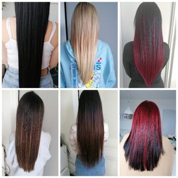 hair extentions zetten-keratien methode beschikbaar voor biedingen