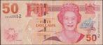 Fiji 50 dollars ND(2007) gebruikt p.113a (nr 117), Postzegels en Munten, Bankbiljetten | Oceanië, Verzenden, Los biljet