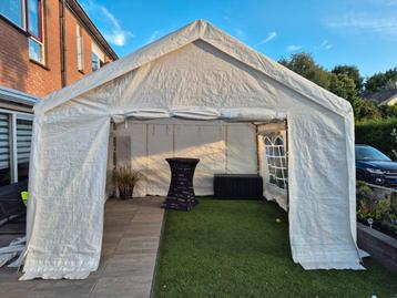 4x4, 3x6 en 4x6 partytenten te huur per weekend vanaf €50,-. beschikbaar voor biedingen
