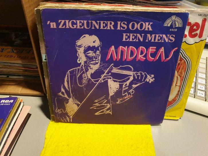 Andreas - 'n Zigeuner is ook een mens (f1), Cd's en Dvd's, Vinyl Singles, Ophalen of Verzenden