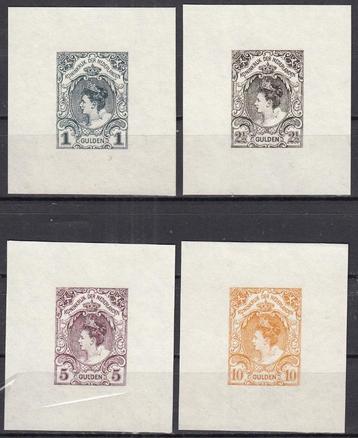 Nederland - 1899-1905 - Koningin Wilhelmina - NVPH-77 t/m 80 beschikbaar voor biedingen
