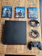 PlayStation 4 met games en controller, Ophalen of Verzenden, Met 1 controller, Original, 500 GB