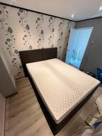 Boxspring bed 180x220, Gebruikt, Zwart, Tweepersoons, Ophalen of Verzenden