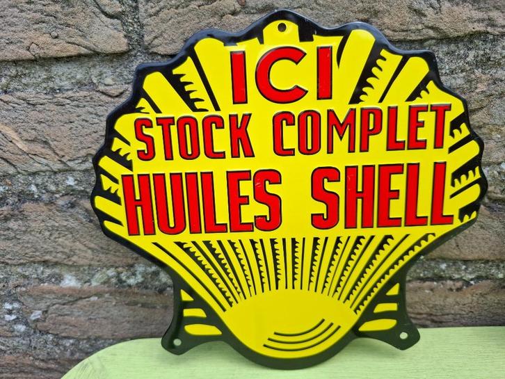 Reclamebord Shell, Verzamelen, Automerken, Motoren en Formule 1, Nieuw, Auto's, Ophalen of Verzenden