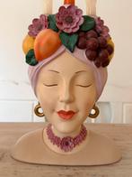 CANDLY STICK LADY FRUITS NIEUW!, Antiek en Kunst, Kunst | Beelden en Houtsnijwerken, Ophalen of Verzenden