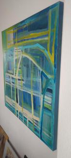 Constante lijnen en abstracte vormen  bijzonder kunstwerk, Ophalen of Verzenden