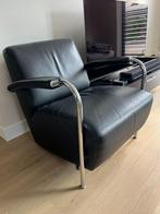 Leolux Scylla fauteuil, Huis en Inrichting, Fauteuils, Ophalen, Gebruikt, Minder dan 75 cm, Leer