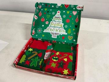 Kerstsokken in cadeau doos beschikbaar voor biedingen