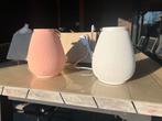 Nachtlampen wit en roze, nooit gebruikt, Huis en Inrichting, Ophalen, Wit, Rond, Zo goed als nieuw