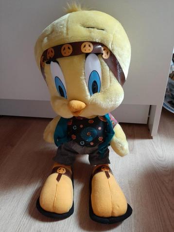 Grote tweety knuffel hippie 48 cm looney tunes