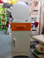 wit kunststof kastje oranje lade space age design jaren 70, Gebruikt, ?, ?, ?