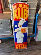 Emaille bord kub, Verzenden, Gebruikt, Reclamebord