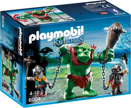 Playmobil Knights Reuzetrol met dwergsoldaten nr 6004 set, Kinderen en Baby's, Speelgoed | Playmobil, Zo goed als nieuw, Complete set