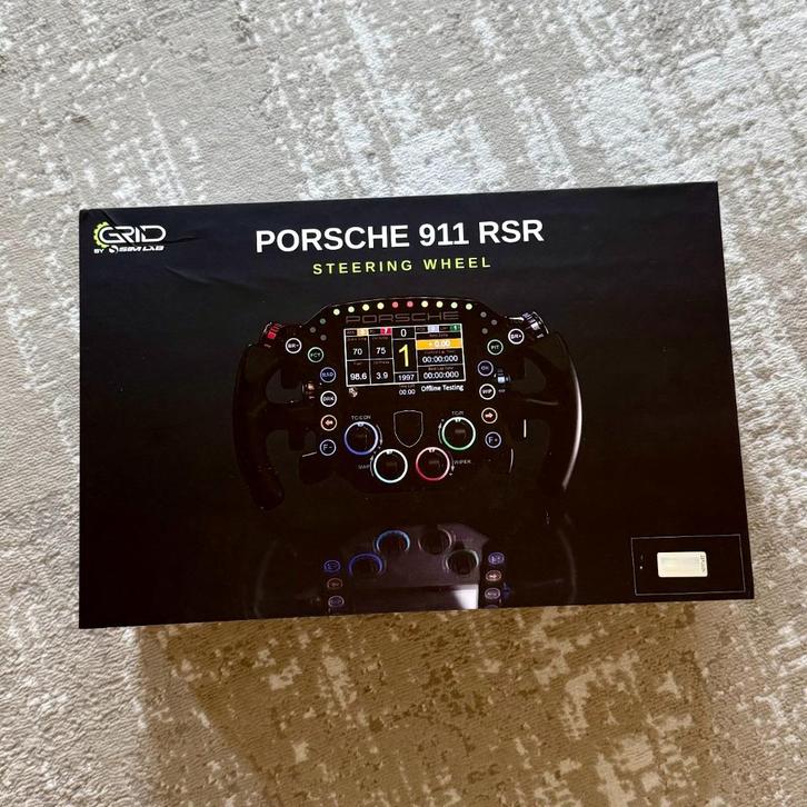 GRID Porsche 911 RSR (V2) Sim Racing Steering Wheel, Computers en Software, Joysticks, Zo goed als nieuw, Ophalen of Verzenden