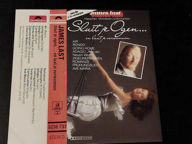 JAMES LAST - SLUIT JE OGEN…EN LAAT JE VERWENNEN (MC), Cd's en Dvd's, Cassettebandjes, Zo goed als nieuw, Origineel, Pop, 1 bandje