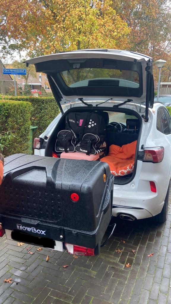 Trekhaakkoffer te huur beschikbaarheid 👇, Auto diversen, Bagagerekken, Zo goed als nieuw, Ophalen