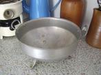 Brocante aluminium vergiet met 3 pootjes, Antiek en Kunst, Ophalen of Verzenden