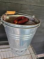 Superleuke emmer houtskool bbq, Ophalen, Zo goed als nieuw