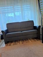 Antraciet 2,5 -zits bank met leren accenten, Huis en Inrichting, Banken | Sofa's en Chaises Longues, Ophalen, Gebruikt, 150 tot 200 cm