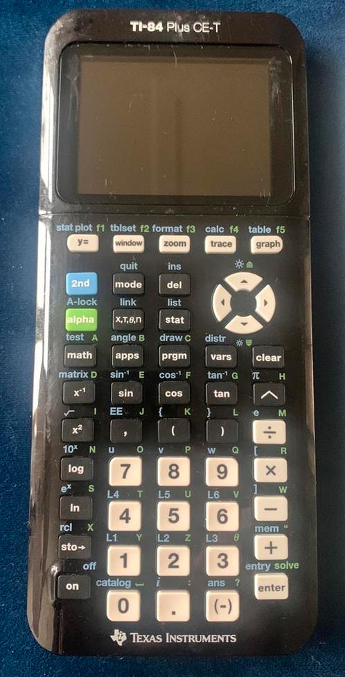 Rekenmachine texas instruments TI-84 Plus CE-T, Diversen, Rekenmachines, Gebruikt, Grafische rekenmachine, Ophalen of Verzenden