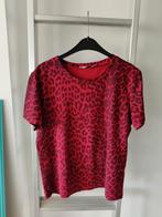 Rood panterprint shirt van Costes, Kleding | Dames, T-shirts, Maat 42/44 (L), Costes, Ophalen of Verzenden, Zo goed als nieuw