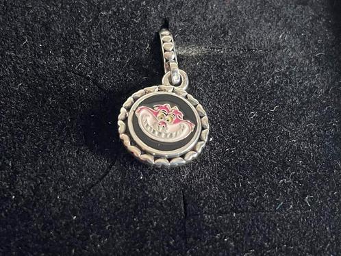 Cheshire cat Alice in wonderlanp, Sieraden, Tassen en Uiterlijk, Kettinghangers, Zo goed als nieuw, Zilver, Overige voorstellingen
