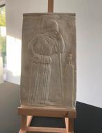 Bas-reliëf van treurende Athena Minerva, gipskopie jaren ‘50, Ophalen of Verzenden, Zo goed als nieuw