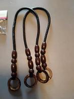 Handtas hengsels met houten details, Ophalen of Verzenden, Nieuw, Bruin, Handtas