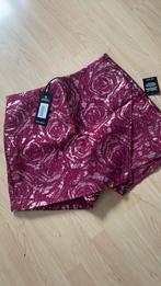 Nieuw Bordeaux zilver broek rokje maat L, Kleding | Dames, Rokken, Maat 42/44 (L), Nieuw, Ophalen of Verzenden, Boven de knie