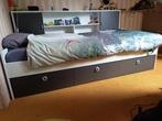 leuk kajuitbed voor kinderen, met laden - antraciet en wit, Ophalen, Gebruikt, 100 cm of meer, Lattenbodem