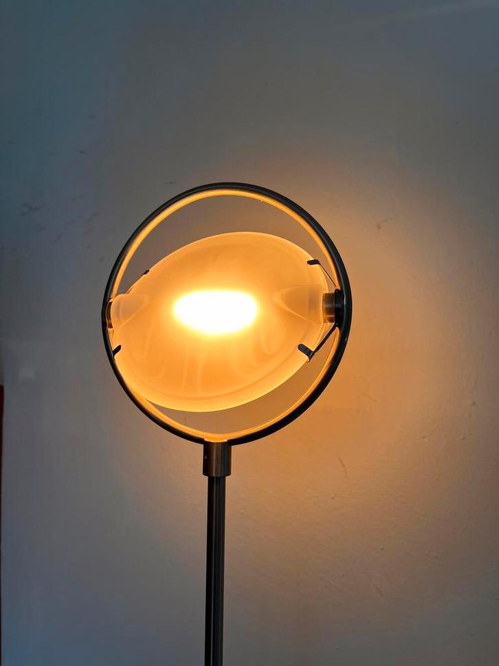FontanaArte vloerlamp – mat chroom, perfect voor woonkamer, Huis en Inrichting, Lampen | Vloerlampen, Zo goed als nieuw, Minder dan 100 cm