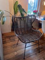 Fauteuil Jasmine - Rotan en Metaal, Ophalen, 75 tot 100 cm, Zo goed als nieuw, Metaal