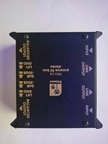 Palmer Pan04 Stereo DI (Passive geen stroom nodig) beschikbaar voor biedingen