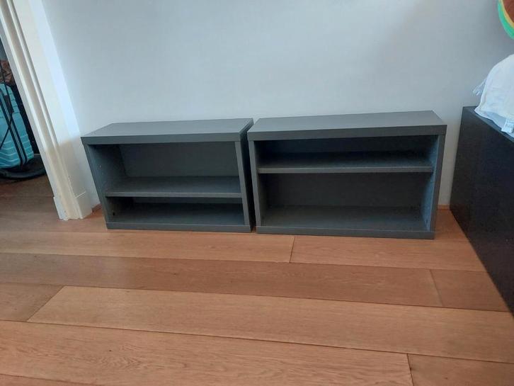 2x IKEA Besta basiselement grijs 60 cm breed, Huis en Inrichting, Kasten | Overige, Zo goed als nieuw, Ophalen