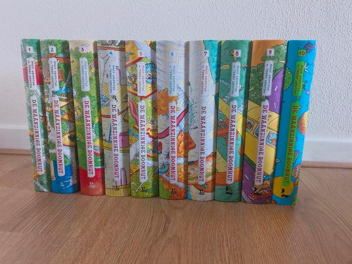 De waanzinnige boomhut serie Andy Griffiths en Terry Denton, Boeken, Kinderboeken | Jeugd | 10 tot 12 jaar, Zo goed als nieuw
