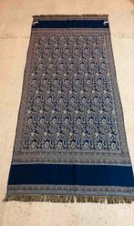 Mooie blauwe grand foulard kleed met franjes 210/91, Gebruikt, Blauw, Etten-Leur, Djt@dejuistetoon.eu