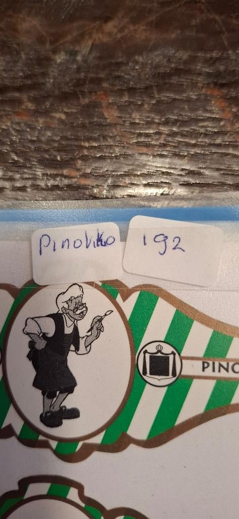 Sigarenbandjes  Pinokkio, Verzamelen, Ophalen