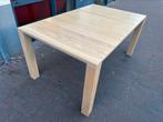 Leolux Vivre Largo eettafel uitschuif Tafel Hout Design l160, Ophalen, Nieuw, 50 tot 100 cm, Vijf personen of meer