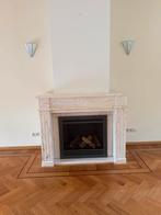 Marmeren schouw exclusief haard 1.12h x 1.37b x 70d, Huis en Inrichting, Ophalen, Gebruikt