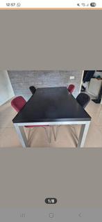 Piet Klerkx Tafel met Stoelen, Ophalen, Gebruikt, 100 tot 150 cm, 150 tot 200 cm