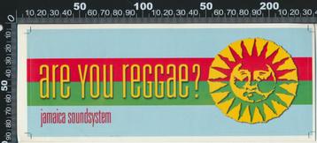Sticker: Jamaica Soundsystem - Are you reggae beschikbaar voor biedingen