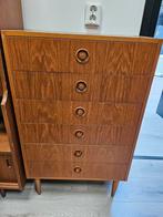 Vintage ladenkast kast teak fineer in mooie staat
H99xL60xB3, Ophalen, Gebruikt