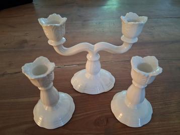Villeroy&Boch kandelaars, Manoir,  2-armige + 2 losse beschikbaar voor biedingen